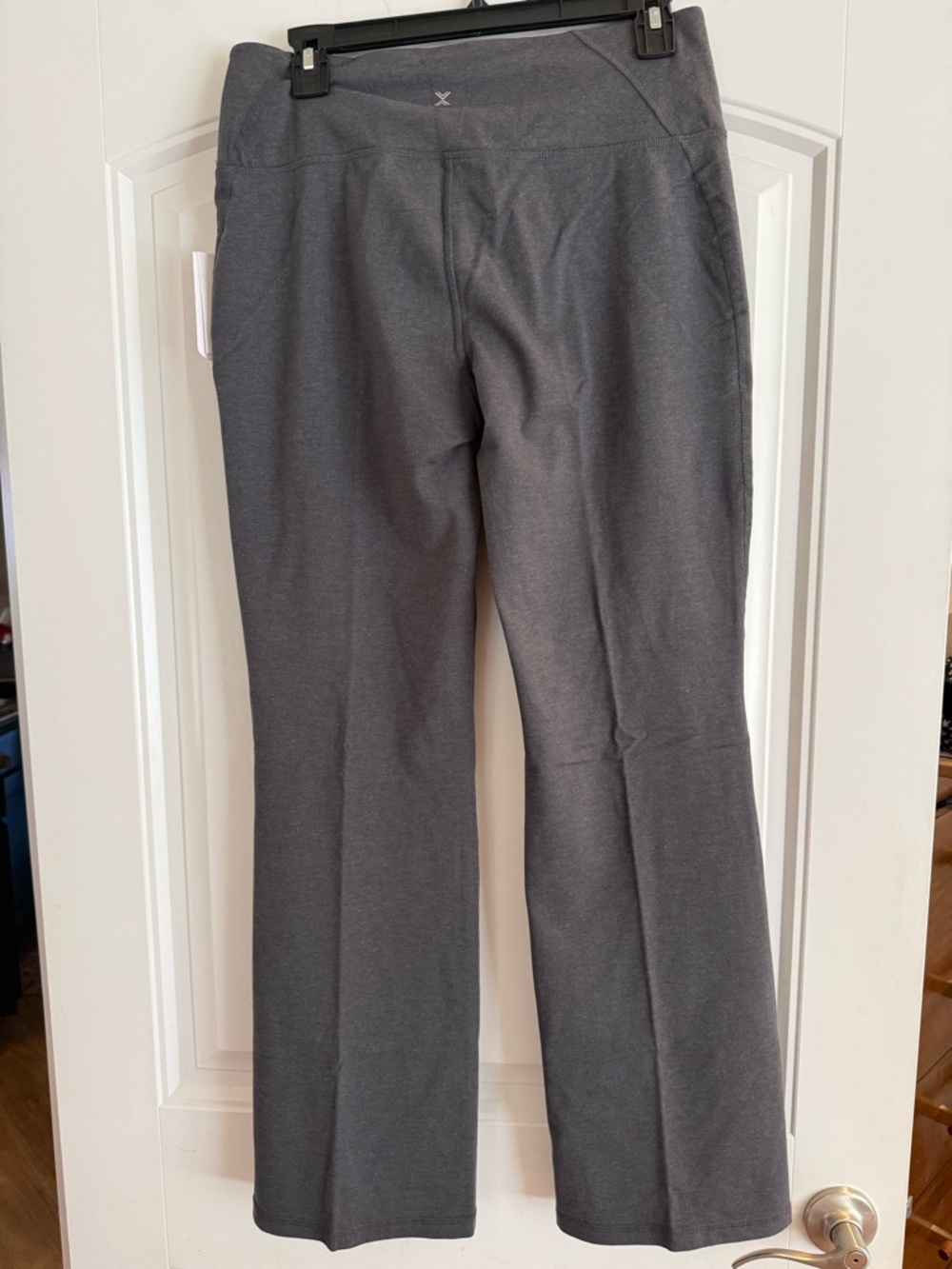 Women’s Gray Active Stretch Quick-Dri Bootcut Yoga Pants